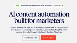 Jasper AI – Professional AI Writing Assistant for Marketing