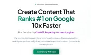 Frase.io – SEO Research & Writing Tool