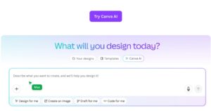Canva AI – Graphic Design Tool