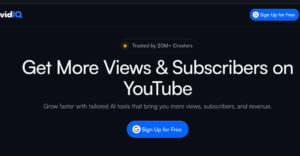 VidIQ – YouTube Growth & SEO Optimization Tool