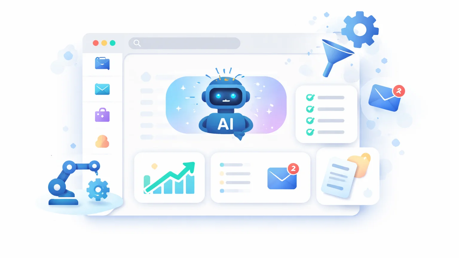 Best AI Chrome extensions integrated into a web browser interface showing productivity and automation tools